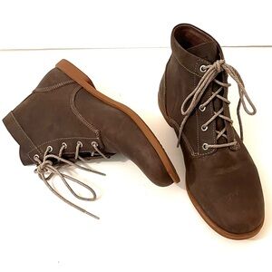 Kodiak Low Rider Brown Leather Lace-Up Ankle Boots Women’s Size 9.5